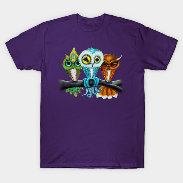 three owl T-Shirt by Artelies202